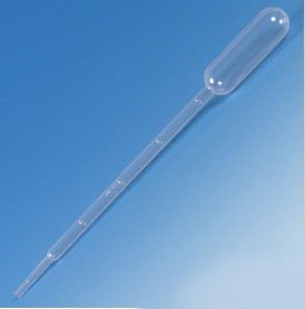 Globe Scientific Transfer Pipette, 5 mL, 3.4 mL Draw Volume-Transfer Pipette 5 mL 0.25 mL Graduation Increments Sterile
