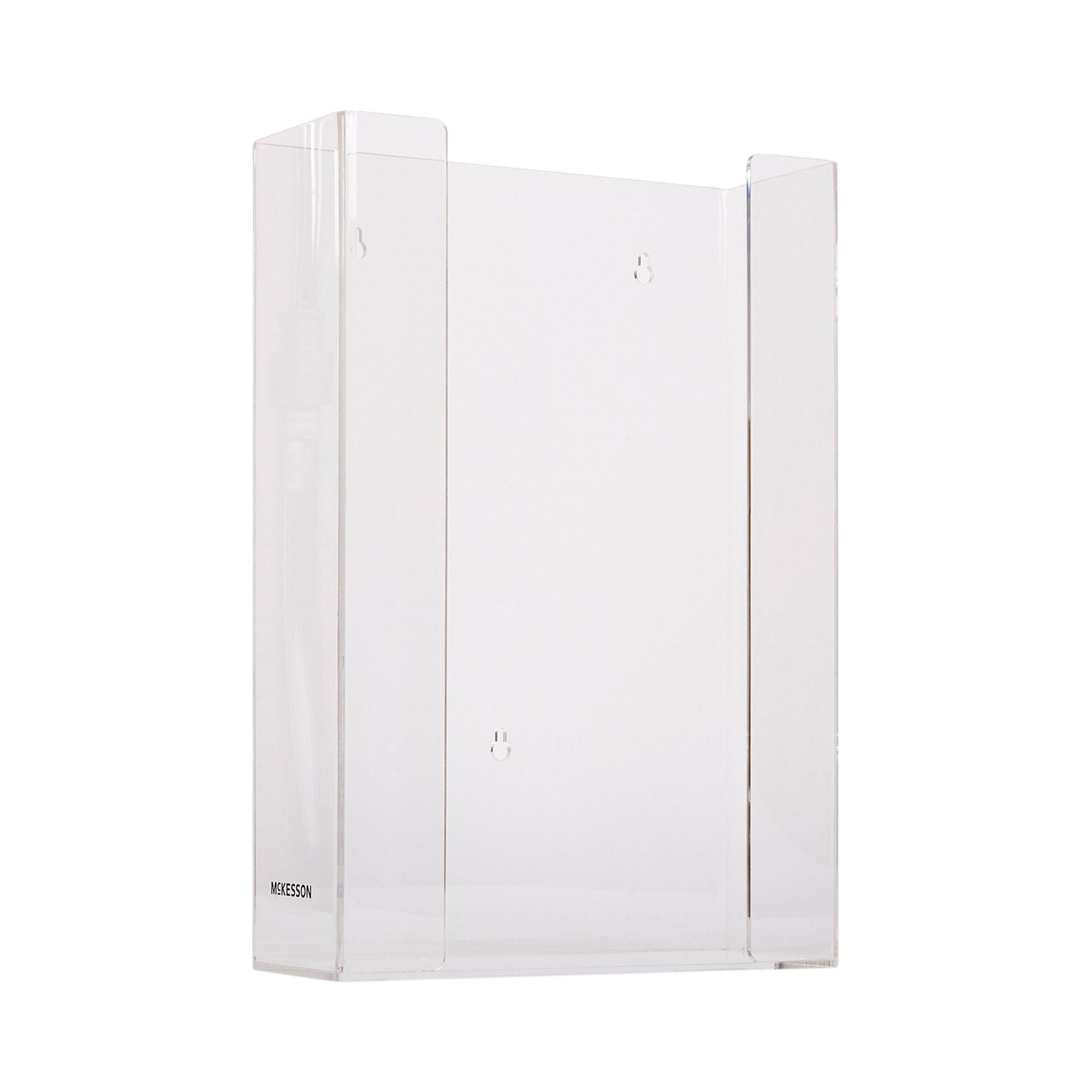 McKesson Glove Box Holder-Glove Box Holder McKesson Horizontal Mounted 3-Box Capacity Clear 4-1/4 X 11 X 16 Inch Plastic