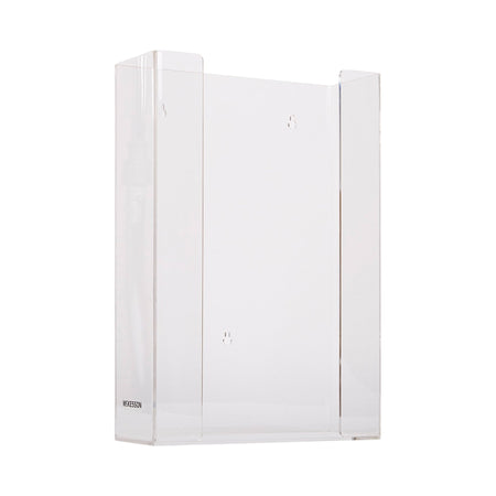 McKesson Glove Box Holder-Glove Box Holder McKesson Horizontal Mounted 3-Box Capacity Clear 4-1/4 X 11 X 16 Inch Plastic