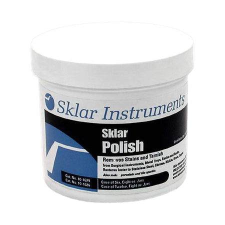 Instrument Polish 8 oz Jars, Removes Corrosive Stains - Instruments>Instrument Accessories - Sklar