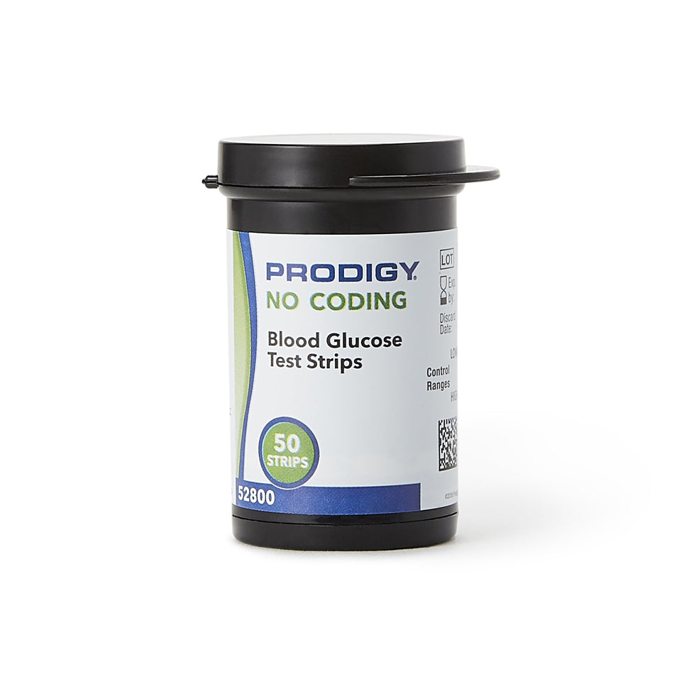 Prodigy Blood Glucose Test Strips-Blood Glucose Test Strips Prodigy 50 Strips per Pack