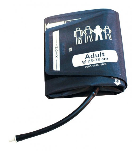 ADC ADView Blood Pressure Cuff-Reusable Blood Pressure Cuff ADC 23 to 33 cm Arm Nylon Cuff Adult Cuff
