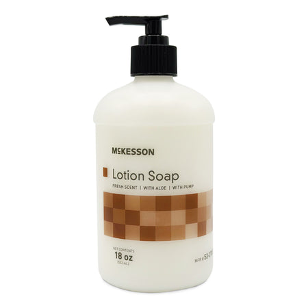 McKesson Lotion Soap, Fresh Scent, 18 oz. Pump Bottle - Personal Hygiene>Skin Care>Soaps - McKesson Brand