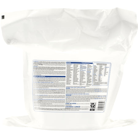 Clorox Healthcare Bleach Germicidal Wipes, Refill Pouch, 110 ct.-Clorox Healthcare Bleach Germicidal Surface Disinfectant Cleaner Refill Premoistened Germicidal Manual Pull Wipe 110 Count Pouch Floral Bleach Scent NonSterile