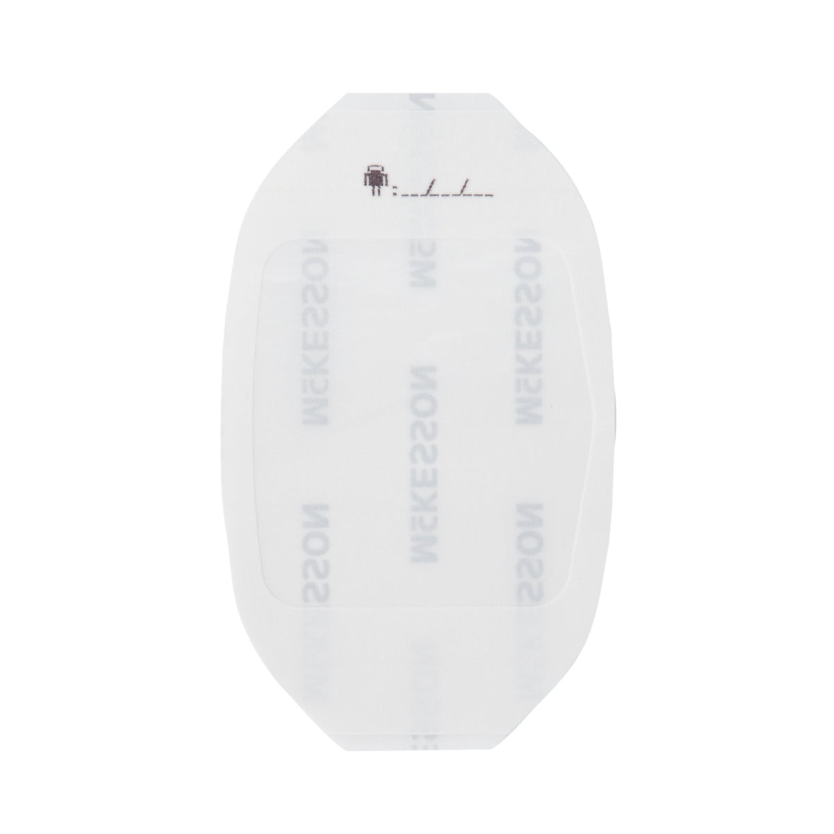 McKesson Octagonal Sterile Dressing with Frame-Style Delivery, 2-3/8 x 2-3/4 Inch, Transparent-Transparent Film Dressing McKesson 2-3/8 X 2-3/4 Inch Frame Style Delivery Octagon Sterile