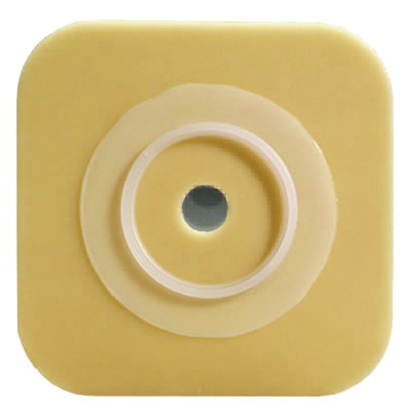 Sur-Fit Natura Colostomy Barrier With 1 7/8-2 Inch Stoma Opening-"Ostomy Barrier Sur-Fit Natura Trim to Fit, Extended Wear Durahesive Adhesive 70 mm Flange Sur-Fit Natura System Hydrocolloid 1-7/8 to 2-1/2 Inch Opening 5 X 5 Inch"