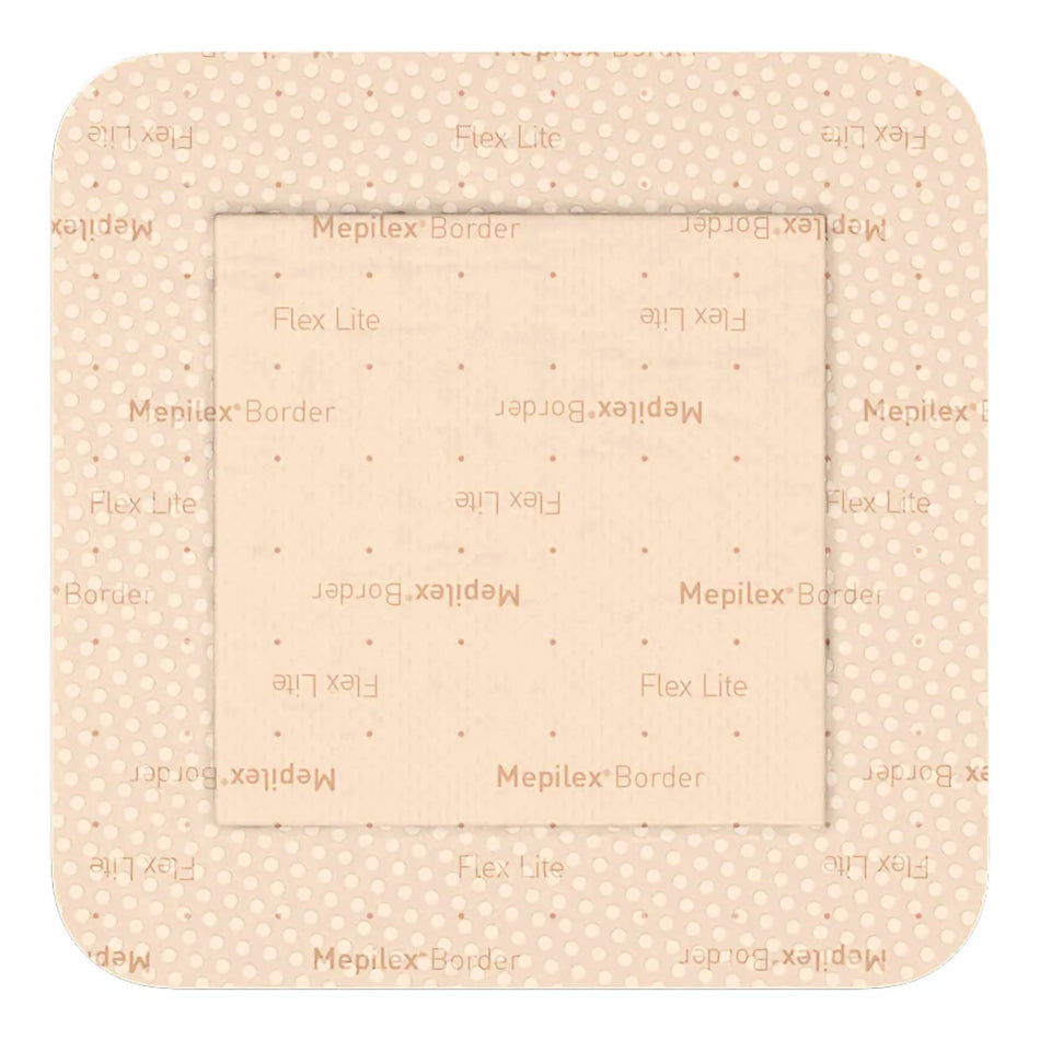 Mepilex� Border Flex Lite Silicone Foam Dressing, 3 x 3 Inch-Thin Foam Dressing Mepilex� Border Flex Lite 3 X 3 Inch With Border Film Backing Silicone Adhesive Square Sterile