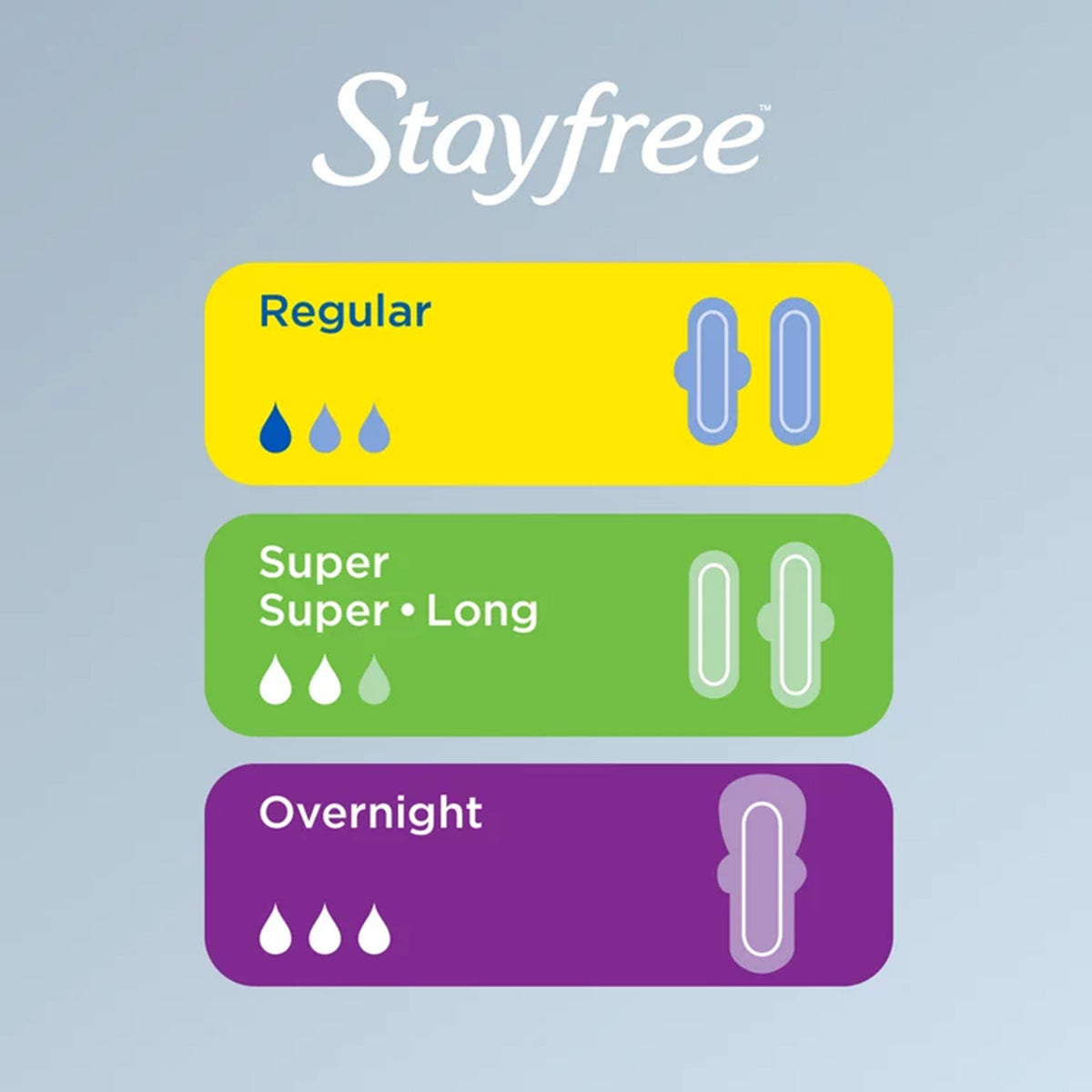 Stayfree Maxi Pads, Regular-Feminine Pad Stayfree Maxi Regular Absorbency