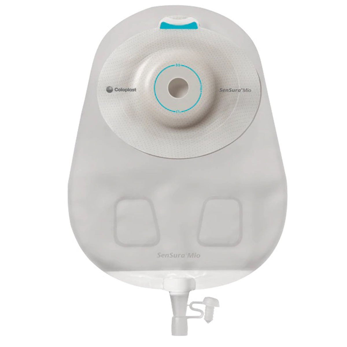 SenSura Mio Convex One-Piece Drainable Transparent Urostomy Pouch, 10 Inch Length, 3/8 to 1-11/16 Inch Stoma-"Urostomy Pouch SenSura Mio Convex One-Piece System 10-1/2 Inch Length, Maxi Deep Convex, Trim to Fit 3/8 to 1-11/16 Inch Stoma Drainable"