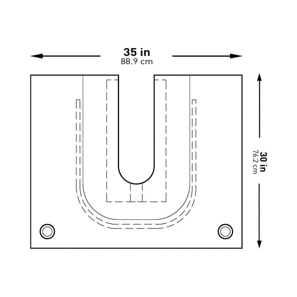 McKesson Sterile U-Drape with Pouch, 35 x 30 Inch-Orthopedic Drape McKesson U-Drape with Pouch 35 W X 30 L Inch Sterile