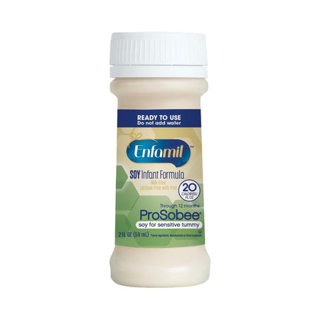 Enfamil ProSobee Infant Formula, 2 oz. Ready to Use Nursette Bottle-Infant Formula Enfamil ProSobee Unflavored 2 oz. Nursette Bottle Liquid Soy Lactose Intolerance