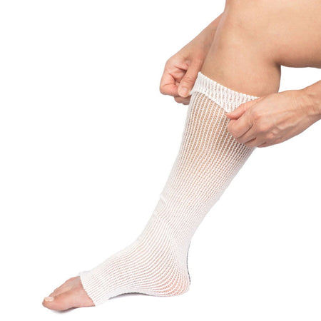 EdemaWear Compression Stockinette-Compression Stockinette EdemaWear Small White Wrist to Shoulder / Foot to Knee