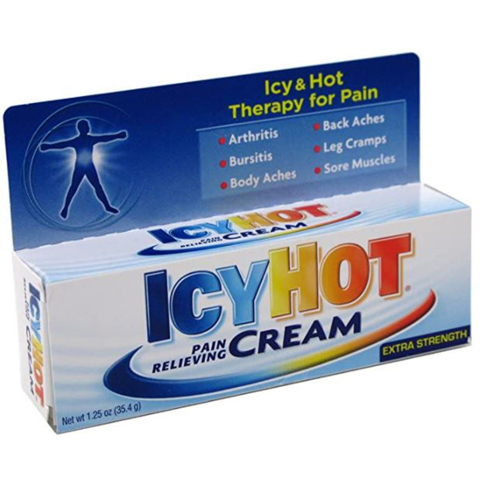 Icy Hot� Pain Relief Cream-Topical Pain Relief Icy Hot� 10% - 30% Strength Menthol / Methyl Salicylate Cream 1.25 oz.