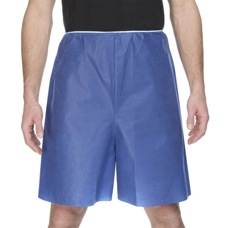 McKesson Patient Exam Shorts, X-Large-Exam Shorts McKesson X-Large Blue SMS Adult Disposable