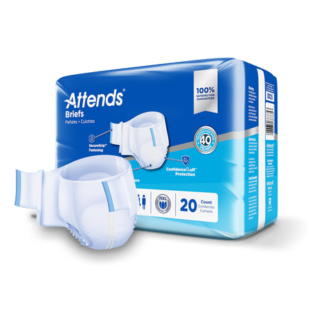 Attends® Advanced Briefs, Regular - Incontinence>Adult Briefs and Protective Undergarments - Attends Healthcare Products