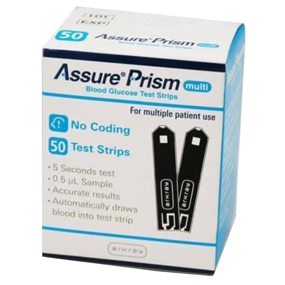 Assure Prism Multi Blood Glucose Test Strips 532050 - Diagnostic Instruments and Supplies>Diabetes Monitoring>Glucose Mete...