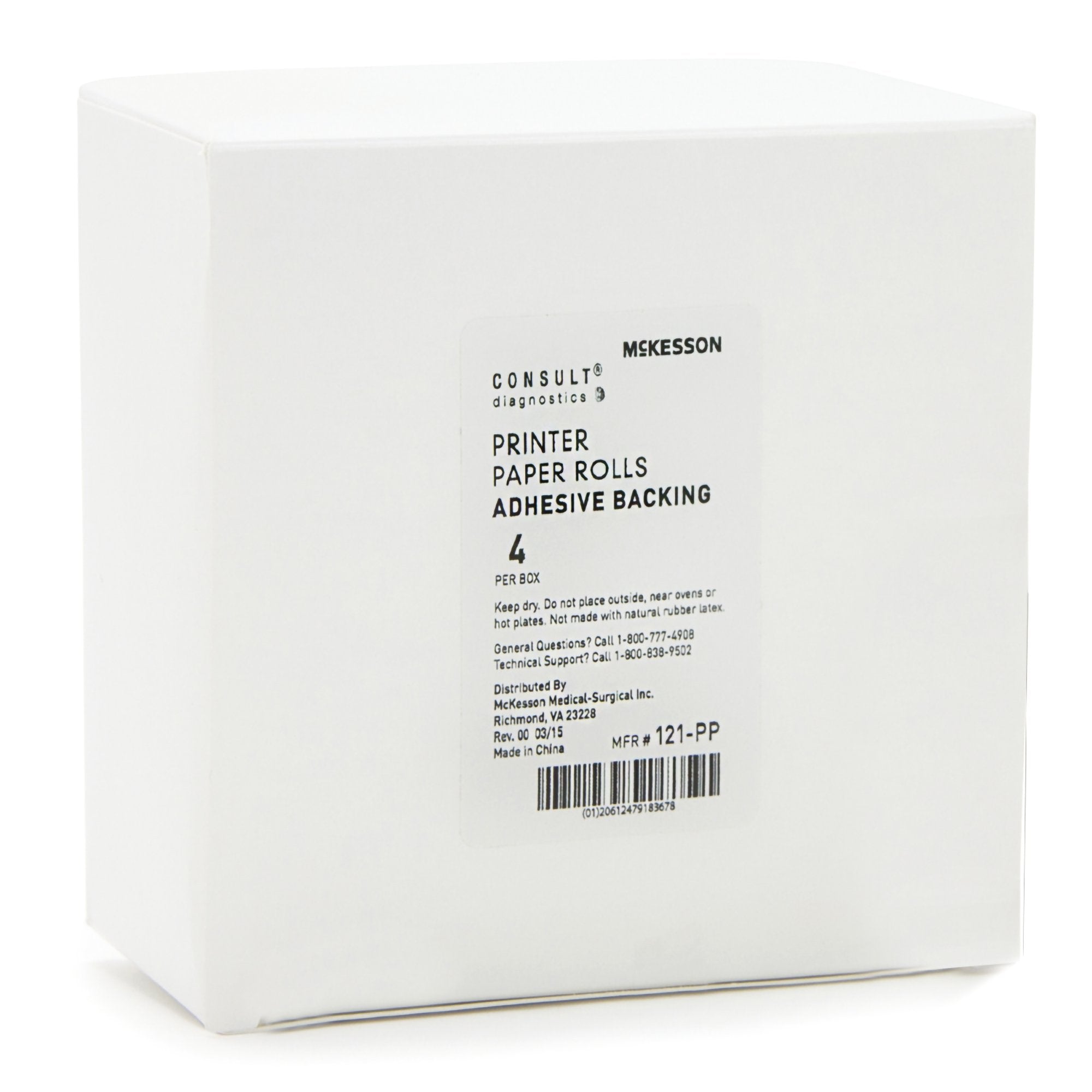 McKesson Consult Printer Paper Rolls-Printer Paper Rolls McKesson Consult McKesson 120 or McKesson Consult U120 Ultra Urine Analyzer