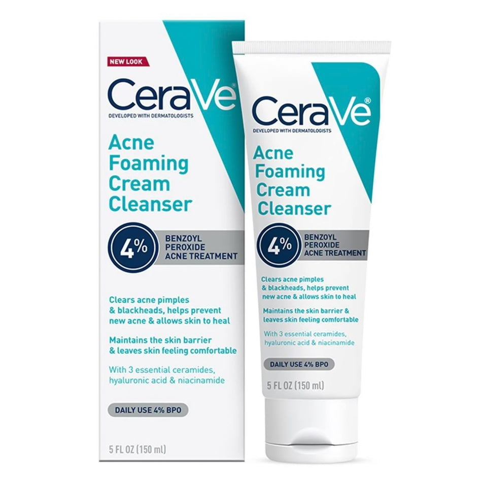 CeraVe® Acne Foaming Cream Cleanser - Personal Hygiene>Skin Care>Astringents and Acne Medications - Loreal USA