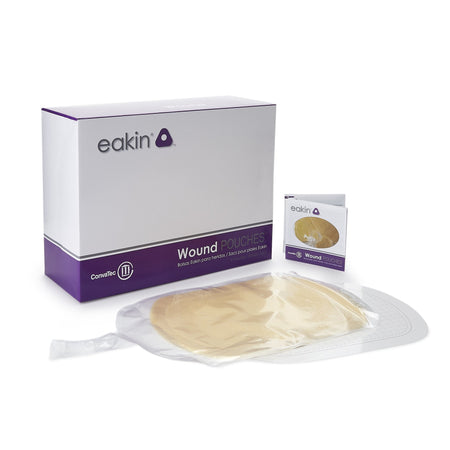 Eakin Fistula and Wound Drainage Pouch, 6-3/10 x 9-7/10 Inch-Fistula / Wound Drainage Pouch Eakin