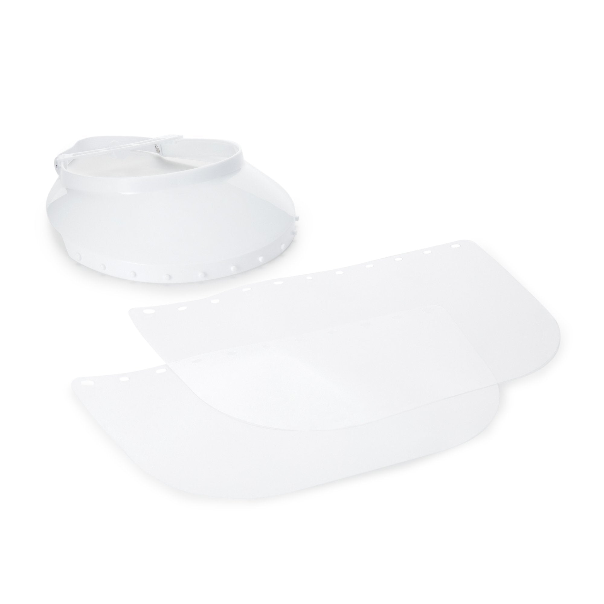 Molded Products Visor Set-Face Shield Kit One Size Fits Most Full Length Anti-fog Reusable NonSterile