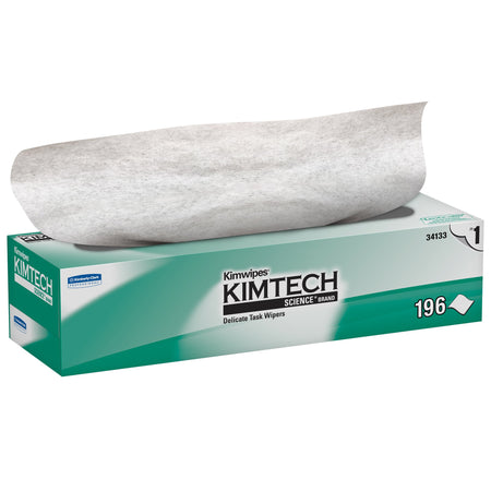 KIMTECH SCIENCE Kimwipes Delicate Task Wipes-Delicate Task Wipe Kimtech Science Kimwipes Light Duty White NonSterile 1 Ply Tissue 11-4/5 X 11-4/5 Inch Disposable