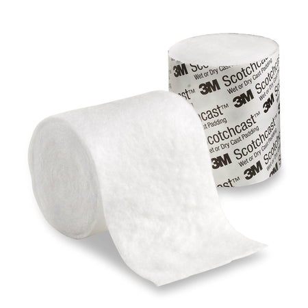 3M Scotchcast Wet or Dry Cast Padding, 3 Inch x 4 Yard-Cast Padding Water Resistant 3M Scotchcast Wet or Dry 3 Inch X 4 Yard Polypropylene / Polyethylene Knit / Nonwoven Fibers NonSterile