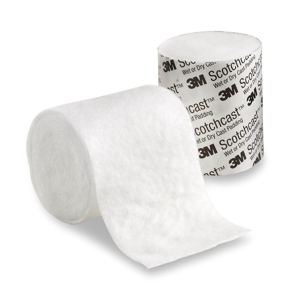 3M Scotchcast Wet or Dry Cast Padding, 3 Inch x 4 Yard-Cast Padding Water Resistant 3M Scotchcast Wet or Dry 3 Inch X 4 Yard Polypropylene / Polyethylene Knit / Nonwoven Fibers NonSterile