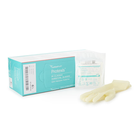 Protexis PI Classic Polyisoprene Surgical Glove, Size 6.5, Ivory-Surgical Glove Protexis PI Classic Size 6.5 Sterile Polyisoprene Standard Cuff Length Smooth Ivory Not Chemo Approved