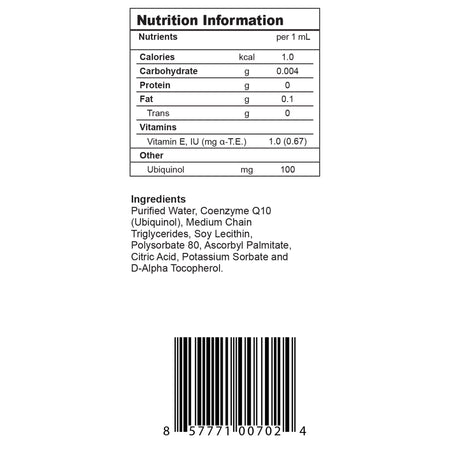 Cyto-Q MAX Concentrated Ubiquinol Medical Food, 5.7-ounce bottle-Oral Supplement Cyto-Q MAX Unflavored Liquid 170 mL Bottle