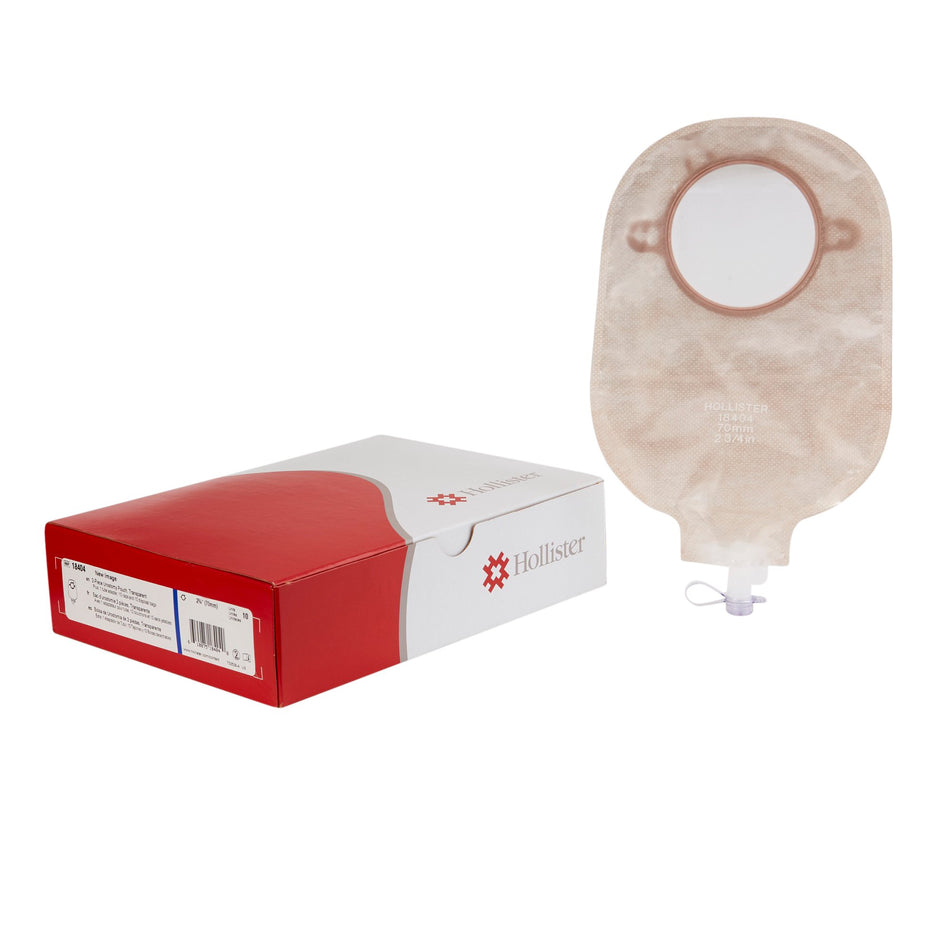 New Image Two-Piece Drainable Transparent Urostomy Pouch, 9 Inch Length, 2 Inch Flange-"Urostomy Pouch New Image Two-Piece System 9 Inch Length, Maxi 2-3/4 Inch Stoma Drainable"
