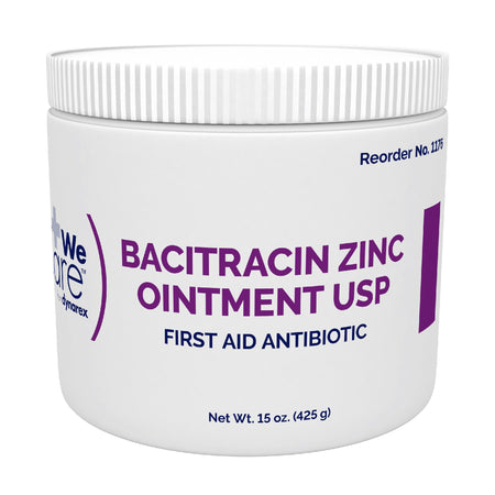 dynarex Bacitracin Zinc First Aid Antibiotic, 15 oz. Jar-First Aid Antibiotic Ointment 15 oz. Jar