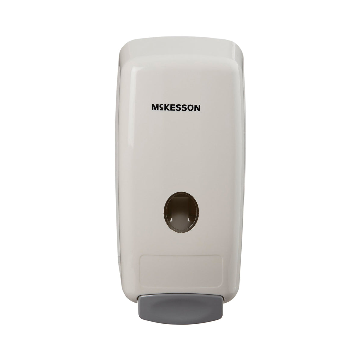 McKesson Soap Dispenser, 1000 mL-Soap Dispenser McKesson White Plastic Manual Push 1000 mL Wall Mount
