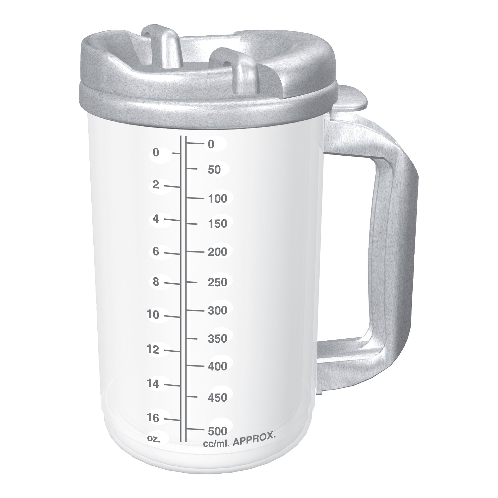 Whirley-DrinkWorks! Drinking Mug, 20 ounce-Insulated Drinking Mug Whirley-DrinkWorks! 20 oz. Clear Cup / Granite Lid Plastic Reusable