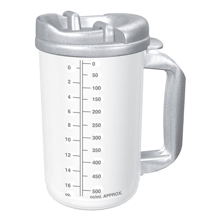 Whirley-DrinkWorks! Drinking Mug, 20 ounce-Insulated Drinking Mug Whirley-DrinkWorks! 20 oz. Clear Cup / Granite Lid Plastic Reusable