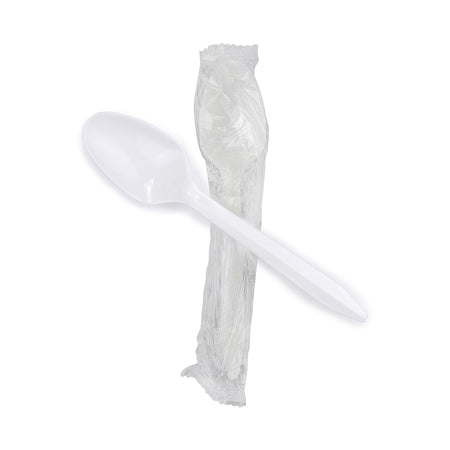 McKesson Polypropylene Spoon, White-Spoon McKesson Medium Weight White Polypropylene