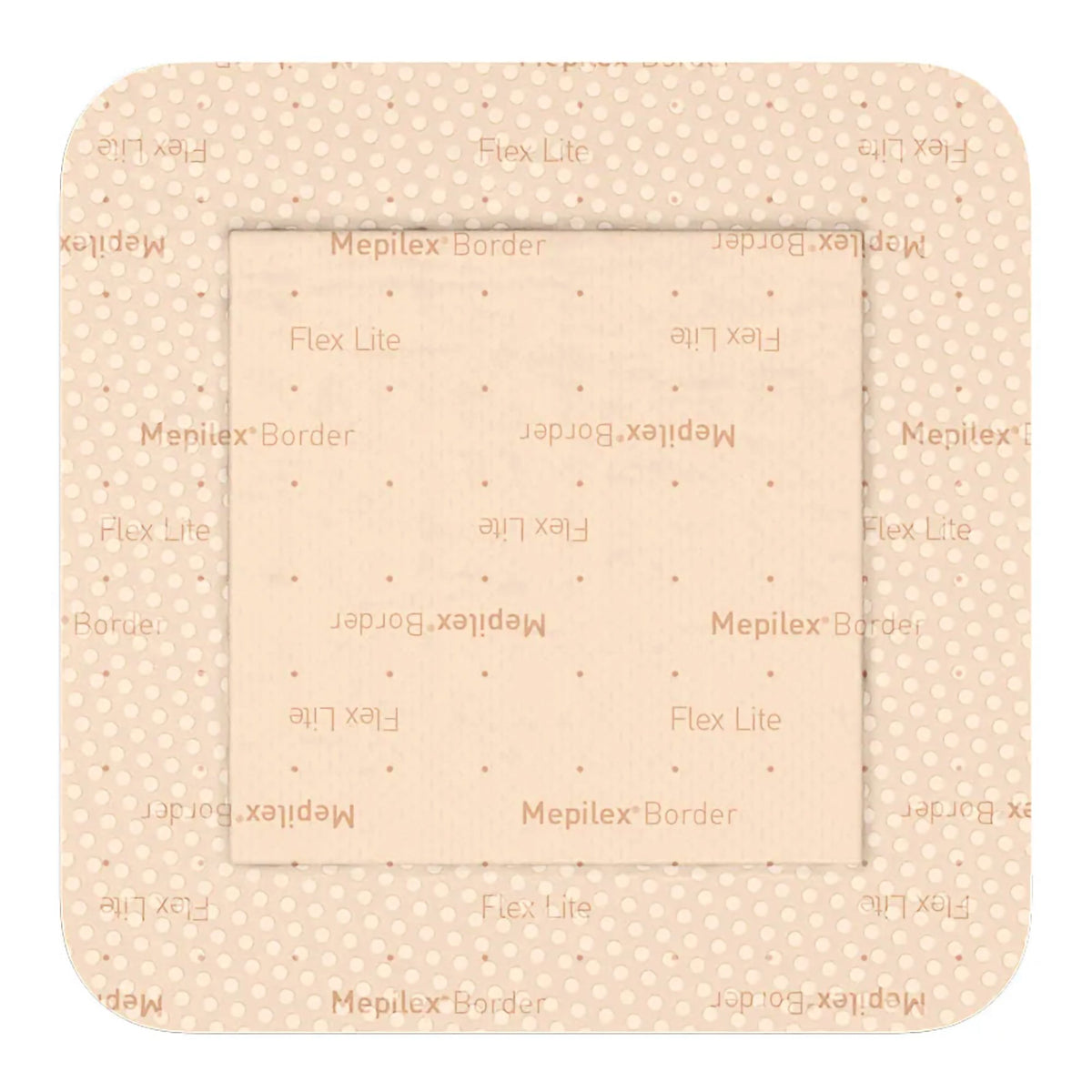 Mepilex® Border Flex Lite Silicone Foam Dressing, 6 x 6 Inch - Wound Care>Advanced Wound Care>Foam Dressings - Molnlycke