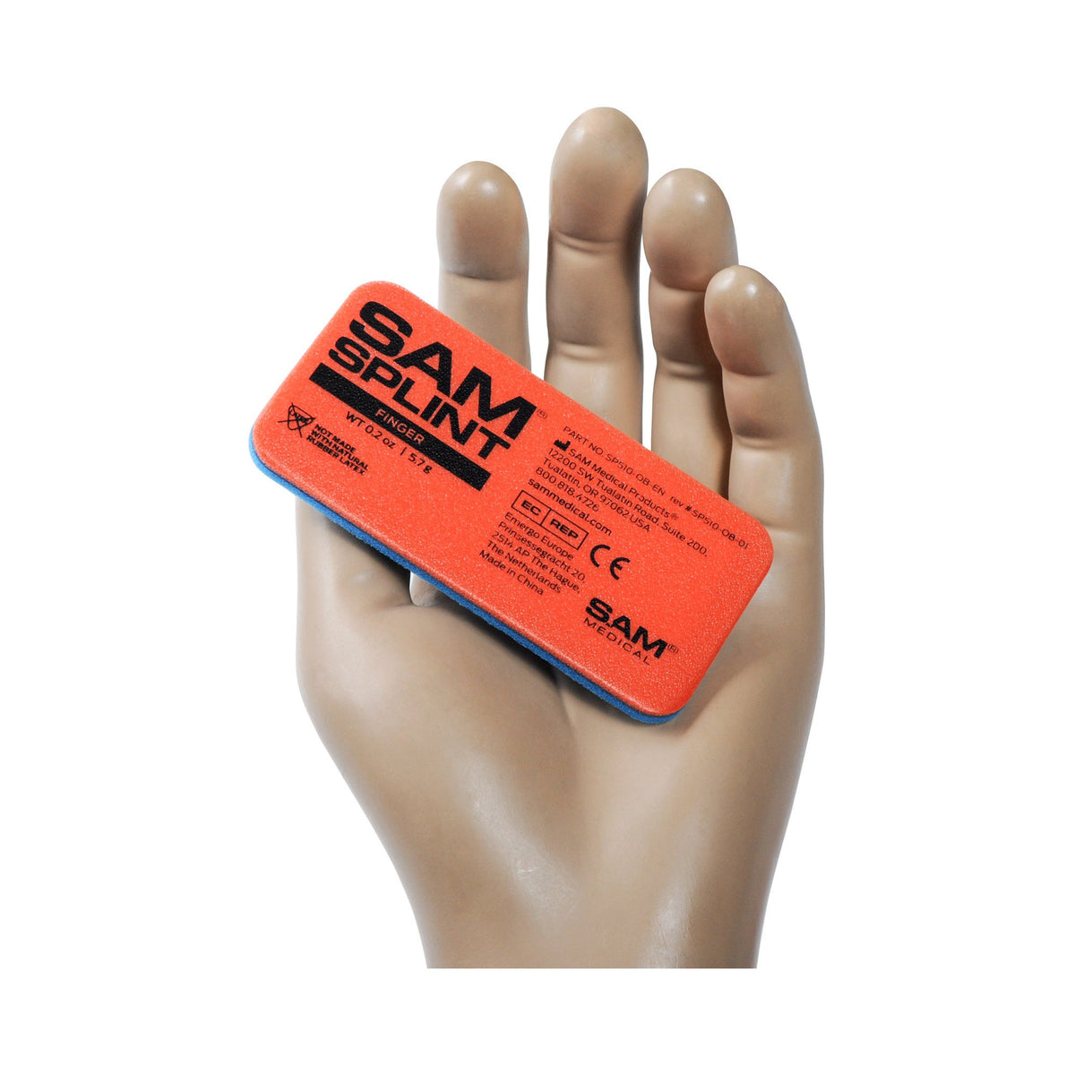 SAM Finger Splint-Finger Splint Sam Blue / Orange