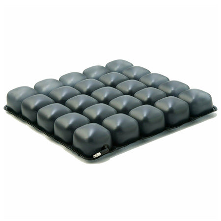 ROHO Mosaic Seat Cushion, 18 in. W x 16 in. D x 3 in. H, Air Cells, Black, Inflatable-Seat Cushion ROHO Mosaic 18 W X 16 L X 3 D Inch PVC Air Cells
