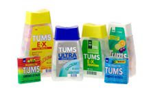 Tums Ultra Strength Antacid-Antacid Tums Ultra Strength 1000 mg Strength Chewable Tablet 160 per Bottle
