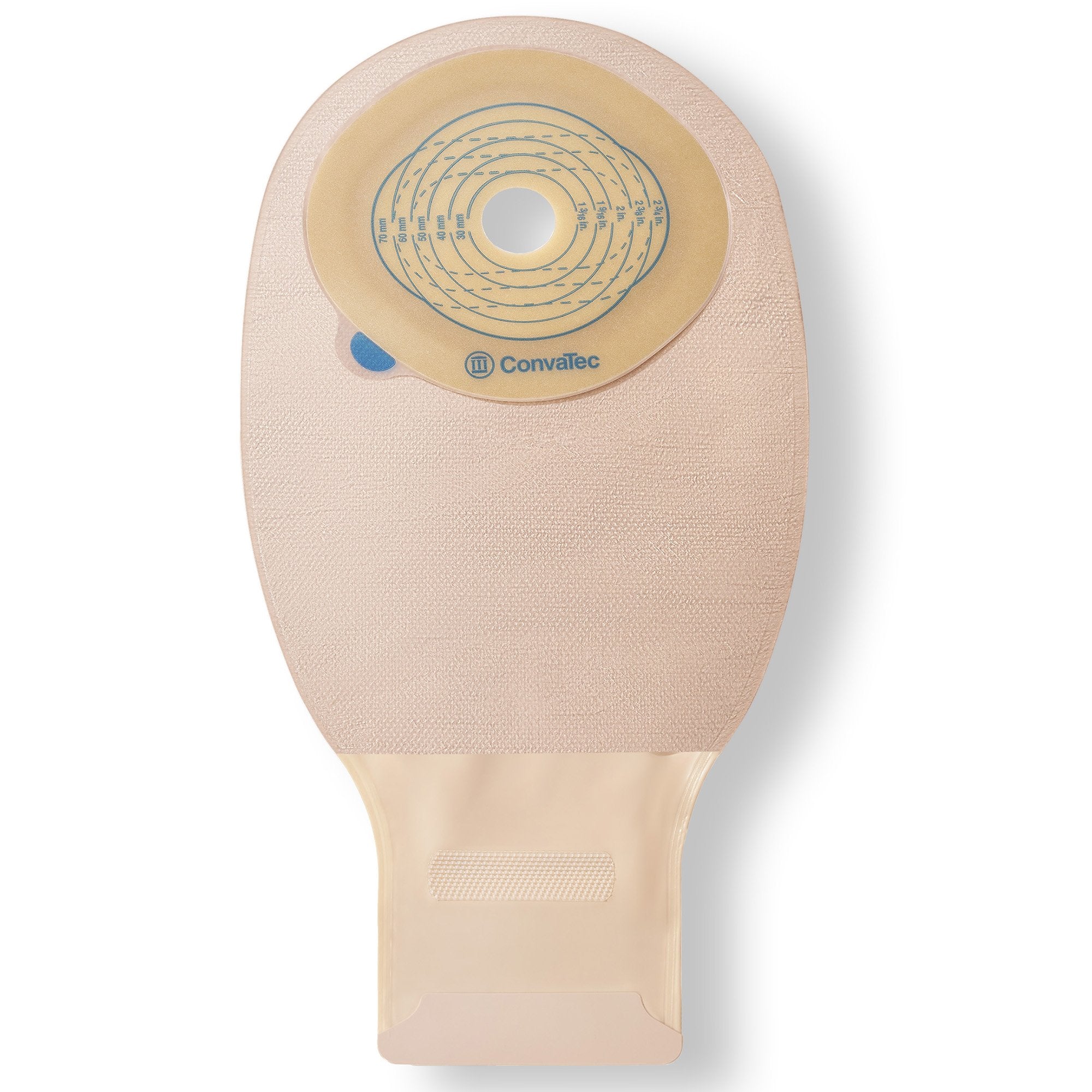 Esteem + One-Piece Drainable Transparent Ostomy Pouch, 12-Inch Length, 13/16 to 2-3/4 Inch Stoma-Ostomy Pouch Esteem+ One-Piece System 12 Inch Length Trim to Fit 13/16 to 2-3/4 Inch Stoma Drainable