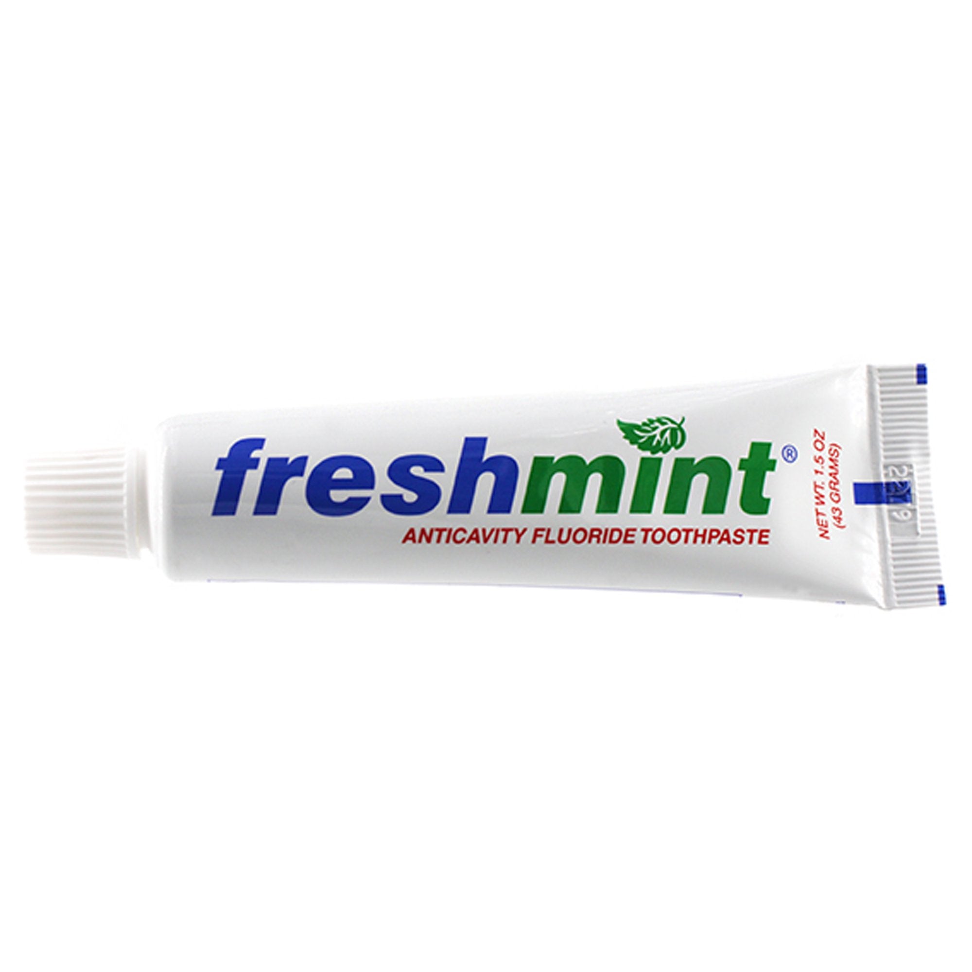 Freshmint® Mint Fluoride Toothpaste, Travel Size, 1.5-ounce Tube - Personal Hygiene>Mouth Care>Toothpaste - New World Imports