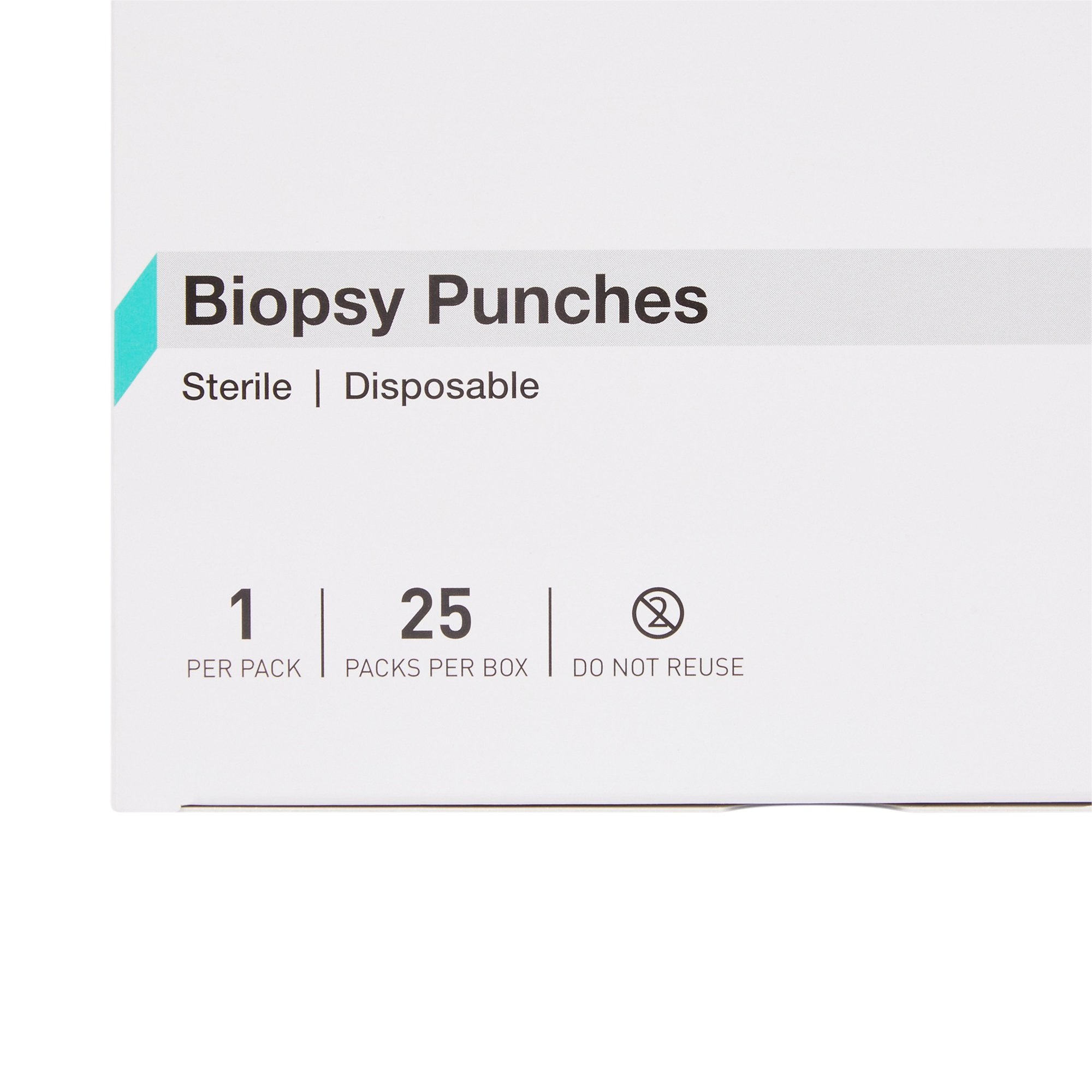 McKesson Argent Disposable Biopsy Punches, 4.0 mm-Biopsy Punch McKesson Argent Dermal 4 mm
