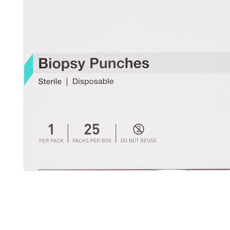 McKesson Argent Disposable Biopsy Punches, 4.0 mm-Biopsy Punch McKesson Argent Dermal 4 mm