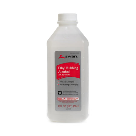 Swan Ethyl Alcohol Antiseptic, 16-ounce bottle-Antiseptic McKesson Liquid 16 oz. Bottle