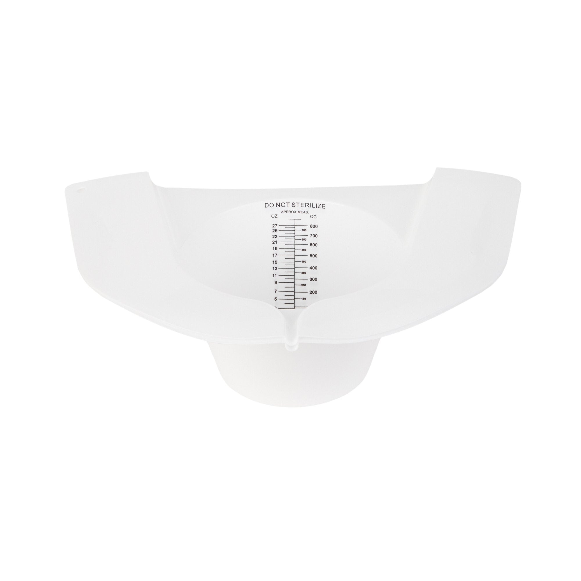 McKesson Commode Specimen Collector, 800 mL-Commode Specimen Collector McKesson 800 mL (27 oz.) Without Closure Unprinted NonSterile