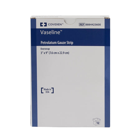 Vaseline Petrolatum Impregnated Dressing, 3 x 9 Inch-Petrolatum Impregnated Dressing Vaseline Rectangle 3 X 9 Inch Sterile