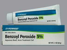 Perrigo® 5% Benzoyl Peroxide Acne Treatment Gel, 2.1-ounce Tube - Personal Hygiene>Skin Care>Astringents and Acne Medicati...