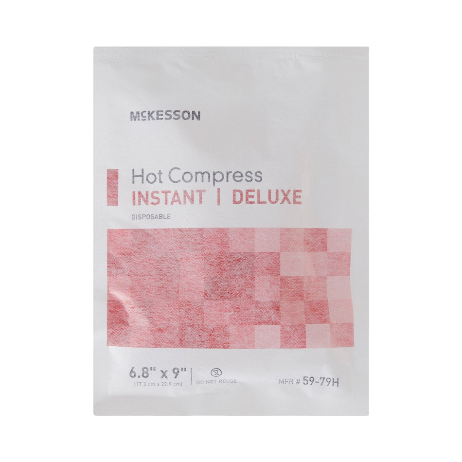 McKesson Instant Hot Pack, 6-4/5 x 9 Inch-Instant Hot Pack McKesson General Purpose Large Soft Cloth Cover Disposable