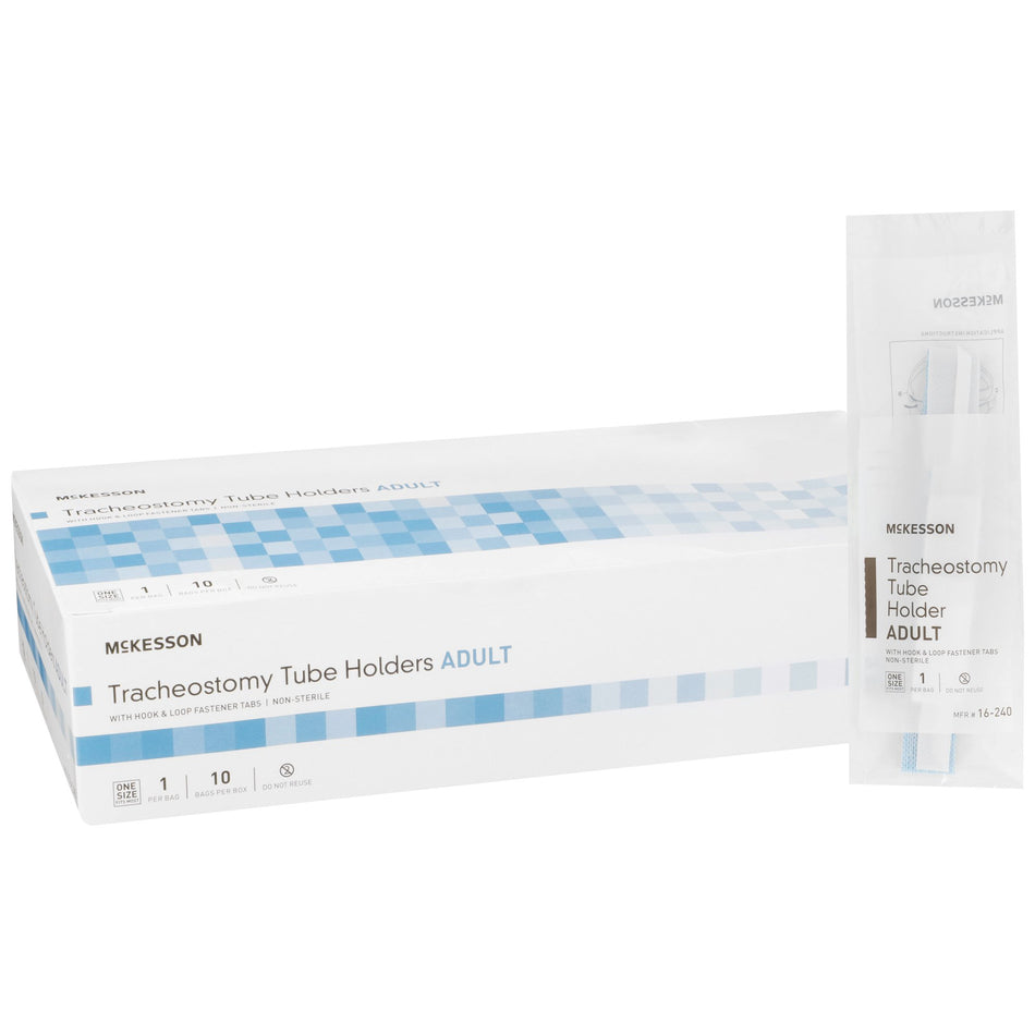 McKesson Tracheostomy Tube Holder-Tracheostomy Tube Holder McKesson One Size Fits Most Adult