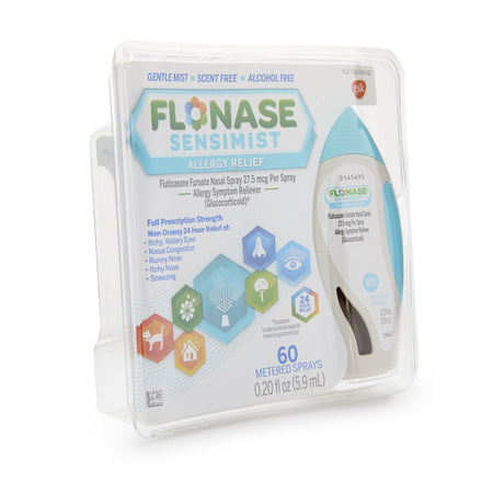 Flonase Sensimist Fluticasone Furoate Allergy Relief-Allergy Relief Flonase Sensimist 27.5 mcg Strength Nasal Spray 60 per Box